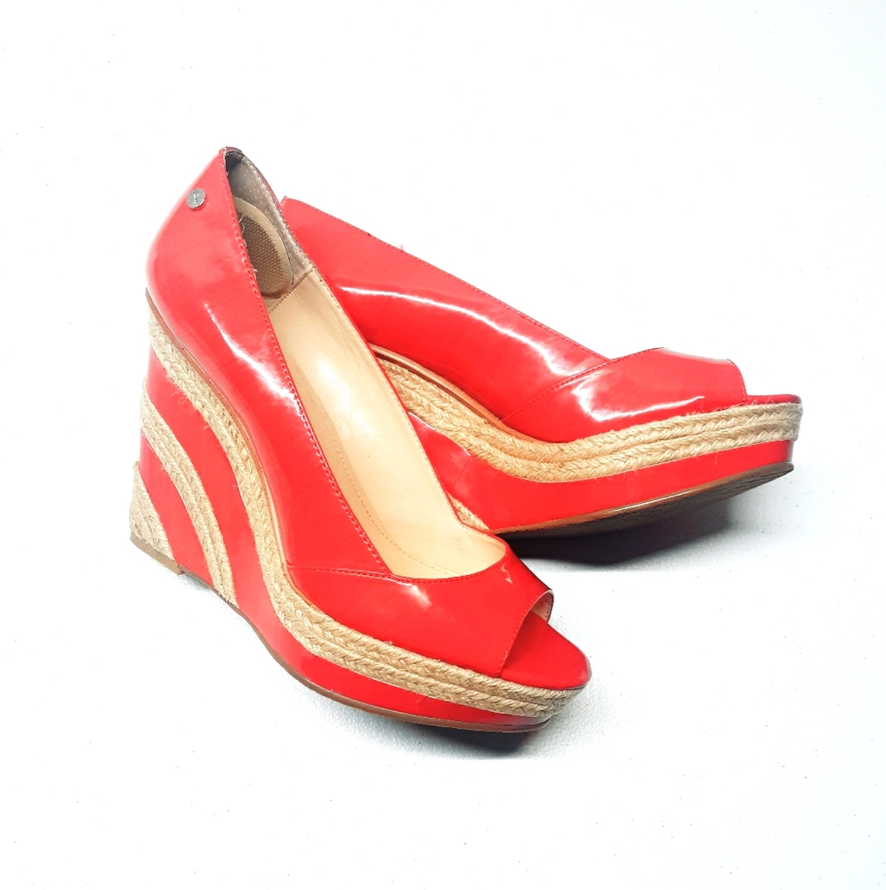 Calvin Klein Harlow Wedge Espadrilles Heeled Shoes